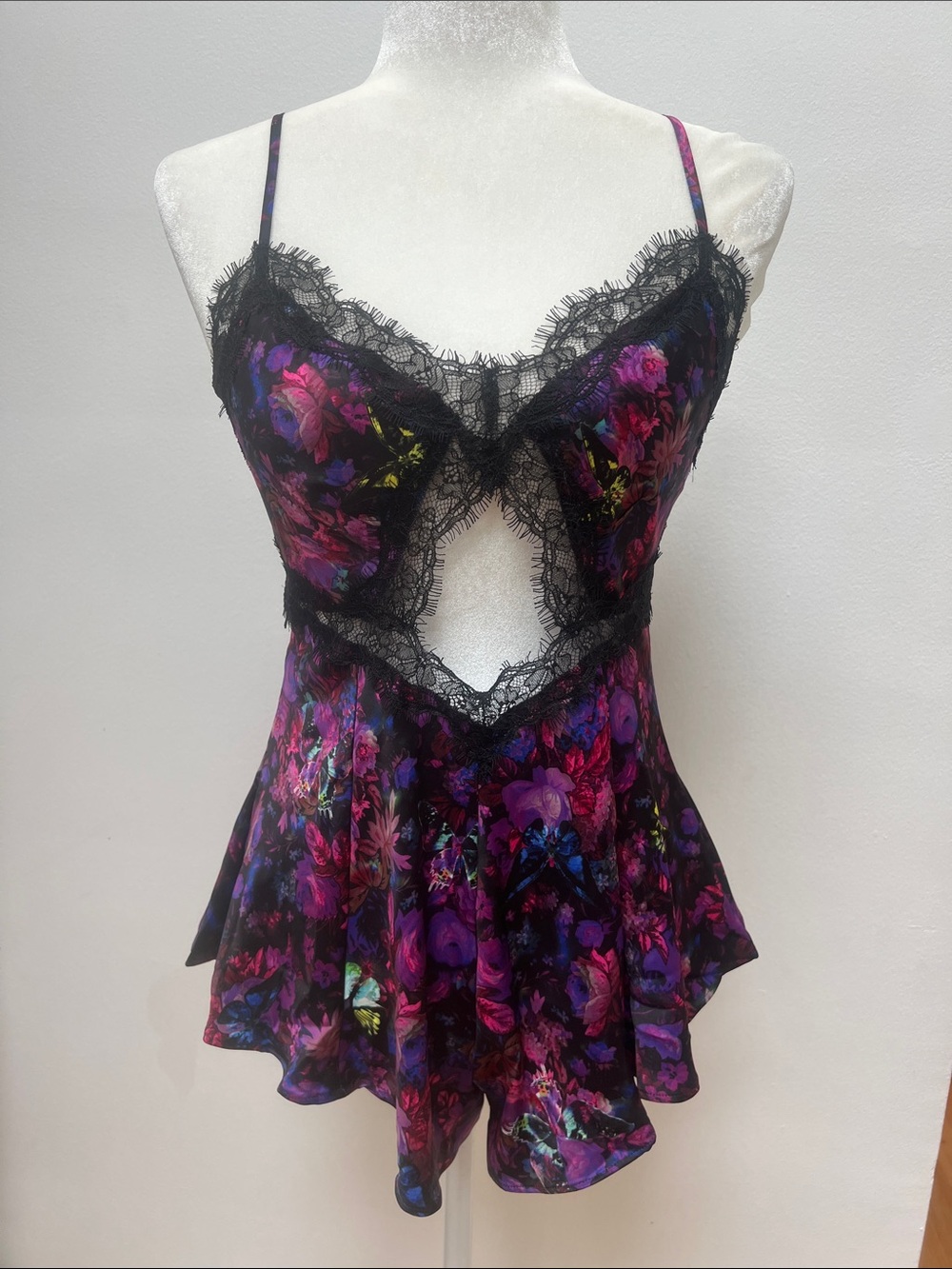 Victoria's Secret satin sleep romper